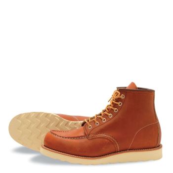 Red Wing Classic Moc 6-Inch Boot in Oro Legacy Leather Laarzen Heren Bruin - 875